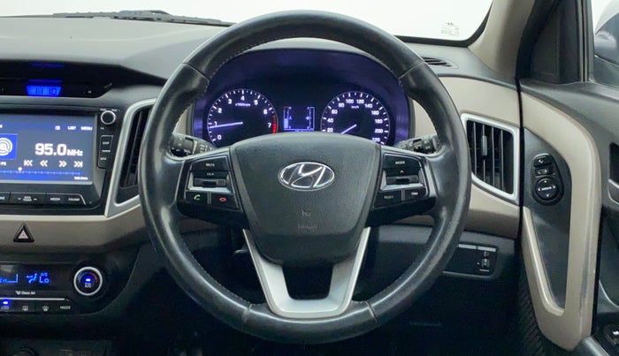 2017 Hyundai Creta 1.6 SX PLUS AUTO PETROL, Petrol, Automatic, 84,834 km, Steering Wheel Close Up
