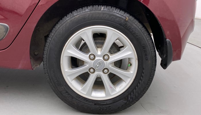 2014 Hyundai Grand i10 ASTA 1.2 KAPPA VTVT, Petrol, Manual, 64,867 km, Left Rear Wheel