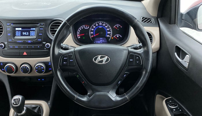 2014 Hyundai Grand i10 ASTA 1.2 KAPPA VTVT, Petrol, Manual, 64,867 km, Steering Wheel Close Up