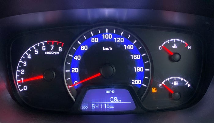 2015 Hyundai Xcent BASE 1.2, CNG, Manual, 64,245 km, Odometer Image
