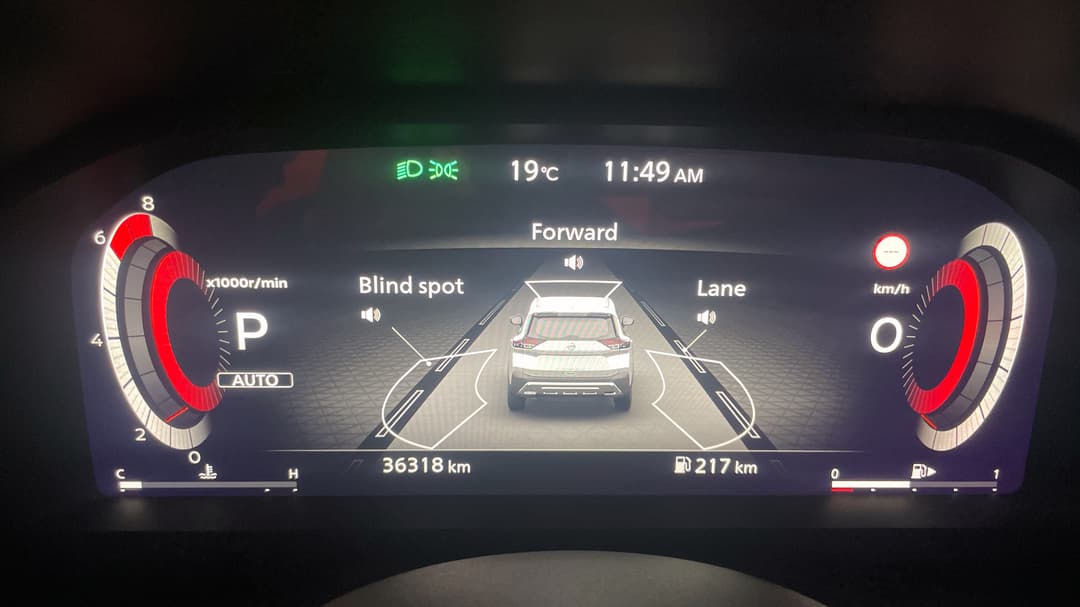 2023 Nissan X-trail Ti-l (4WD), Automatic, 36318 km, Odometer View