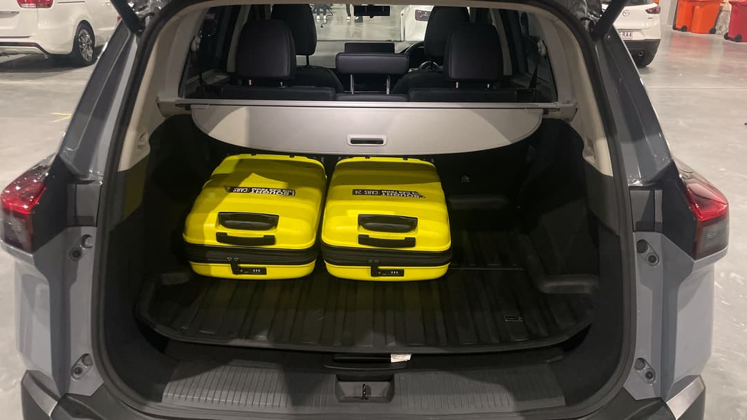 2023 Nissan X-trail Ti-l (4WD), Automatic, 36318 km, Boot Inside View with Luggage