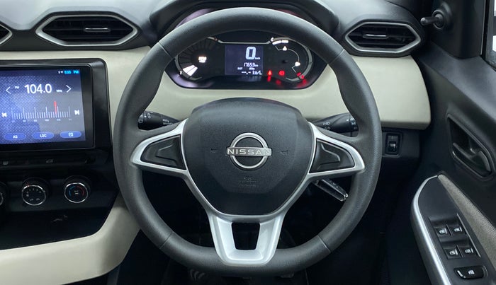 2021 Nissan MAGNITE XE 1.0 MT, Petrol, Manual, 17,784 km, Steering Wheel Close Up