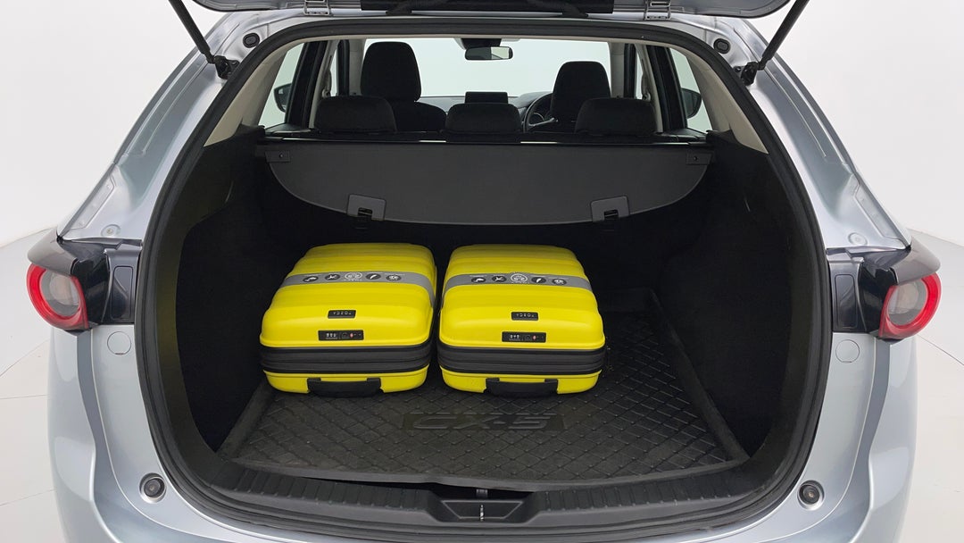 Boot Inside View with Luggage