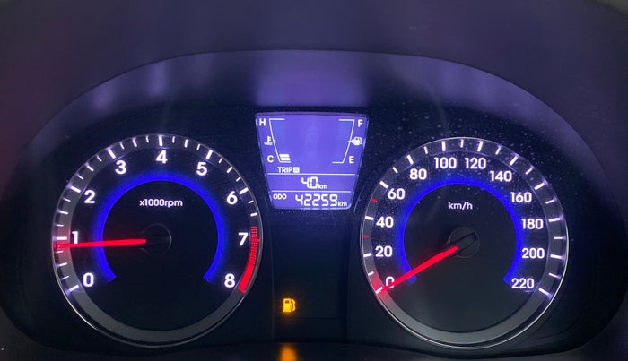 2017 Hyundai Verna FLUIDIC 4S 1.4 VTVT, Petrol, Manual, 42,258 km, Odometer Image
