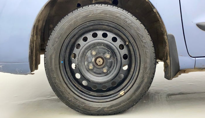 2010 Maruti Wagon R 1.0 VXI, Petrol, Manual, 76,423 km, Left Front Wheel