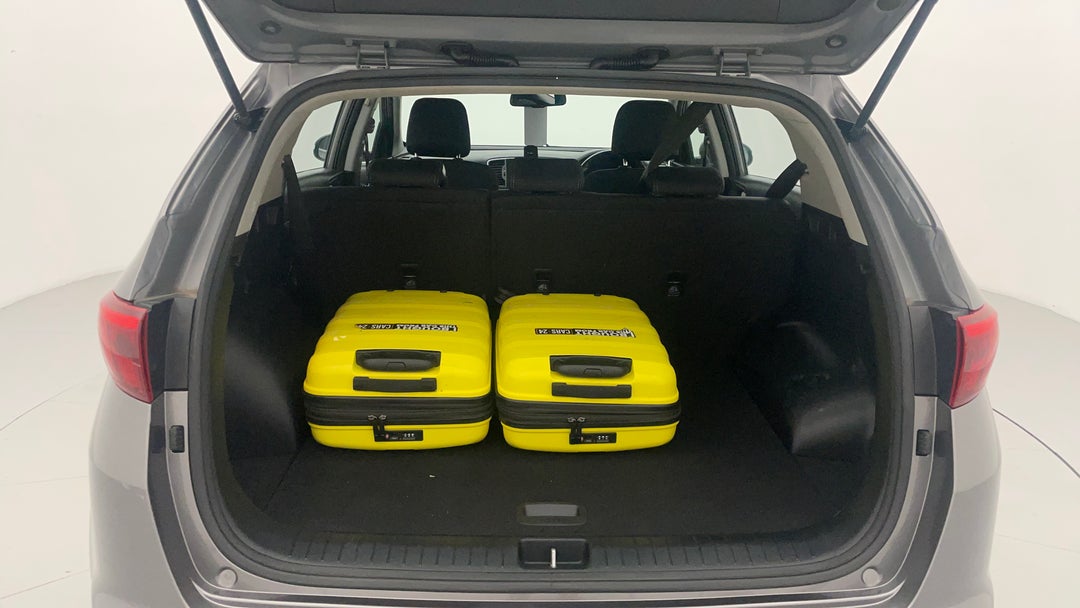 Boot Inside View with Luggage