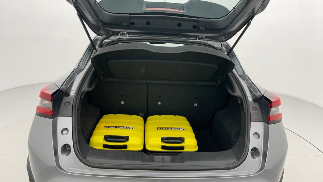 Boot Inside View with Luggage