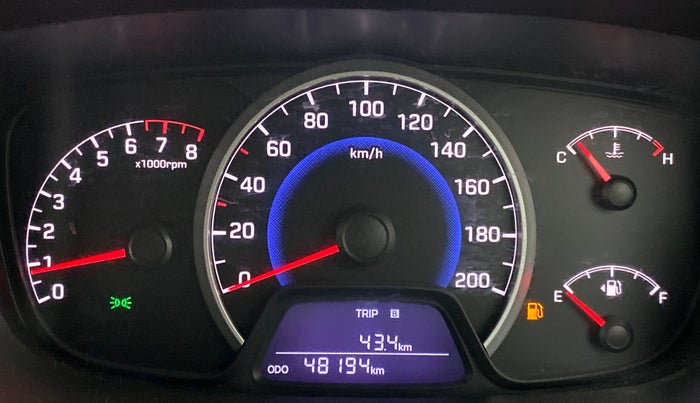 2014 Hyundai Grand i10 SPORTZ 1.2 KAPPA VTVT, Petrol, Manual, 48,233 km, Odometer Image