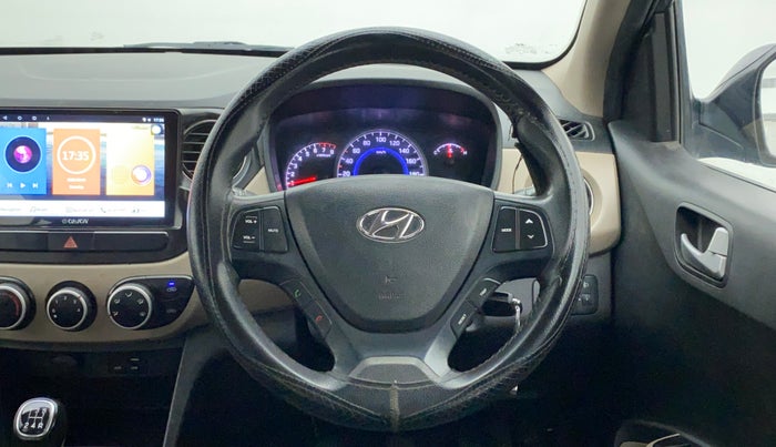 2016 Hyundai Grand i10 SPORTZ 1.2 KAPPA VTVT, Petrol, Manual, 35,432 km, Steering Wheel Close Up