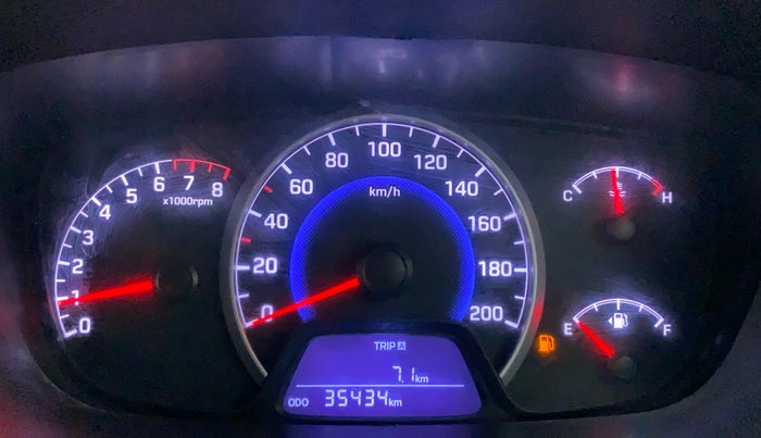 2016 Hyundai Grand i10 SPORTZ 1.2 KAPPA VTVT, Petrol, Manual, 35,432 km, Odometer Image