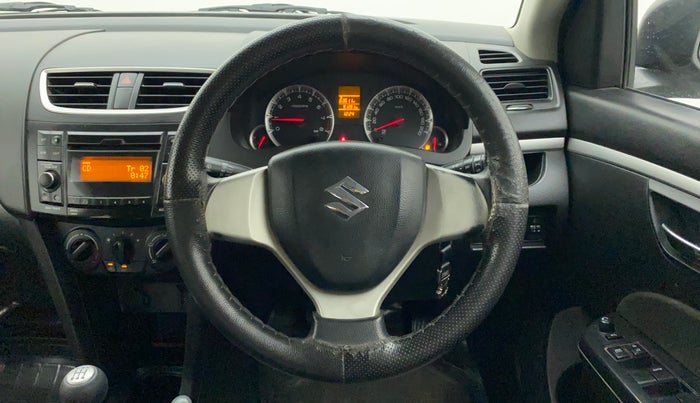 2015 Maruti Swift VXI, Petrol, Manual, 91,281 km, Steering Wheel Close Up