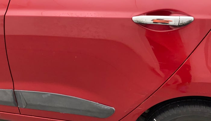 2017 Hyundai Grand i10 ERA 1.2 KAPPA VTVT, Petrol, Manual, 28,399 km, Rear left door - Slightly dented
