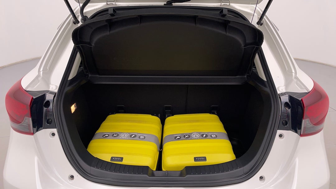 Boot Inside View with Luggage