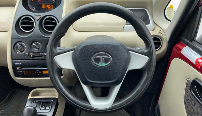 2015 Tata Nano TWIST XTA, Petrol, Automatic, 26,282 km, Steering Wheel Close-up