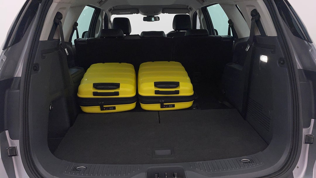 Boot Inside View with Luggage