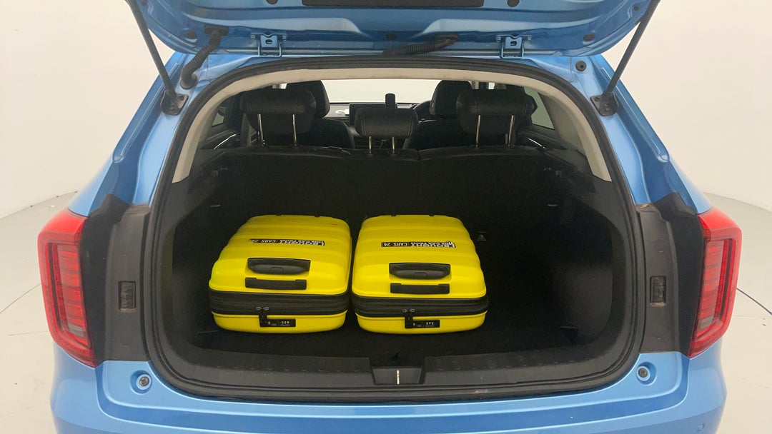 Boot Inside View with Luggage