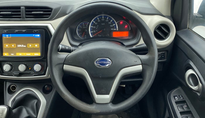 2019 Datsun Go Plus T, Petrol, Manual, 47,592 km, Steering Wheel Close Up