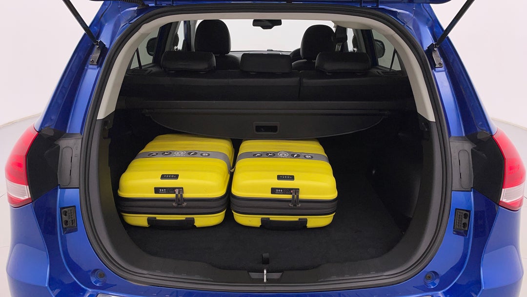 Boot Inside View with Luggage