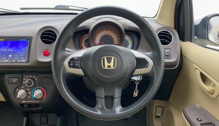 2012 Honda Brio S MT, Petrol, Manual, 53,985 km, Steering Wheel Close Up