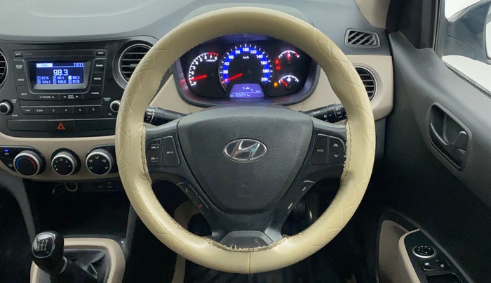 2018 Hyundai Xcent S 1.2, CNG, Manual, 1,03,344 km, Steering Wheel Close Up
