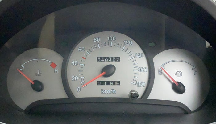 2012 Hyundai Santro Xing GL PLUS, Petrol, Manual, 48,462 km, Odometer Image