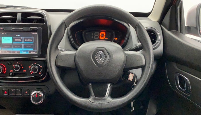 2018 Renault Kwid RXT 1.0 EASY-R  AT, Petrol, Automatic, 23,554 km, Steering Wheel Close Up