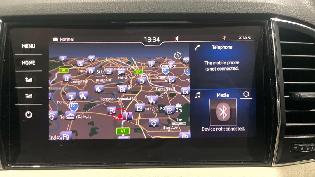 2019 SKODA Karoq 110tsi, Automatic, 85230 km, Infotainment System