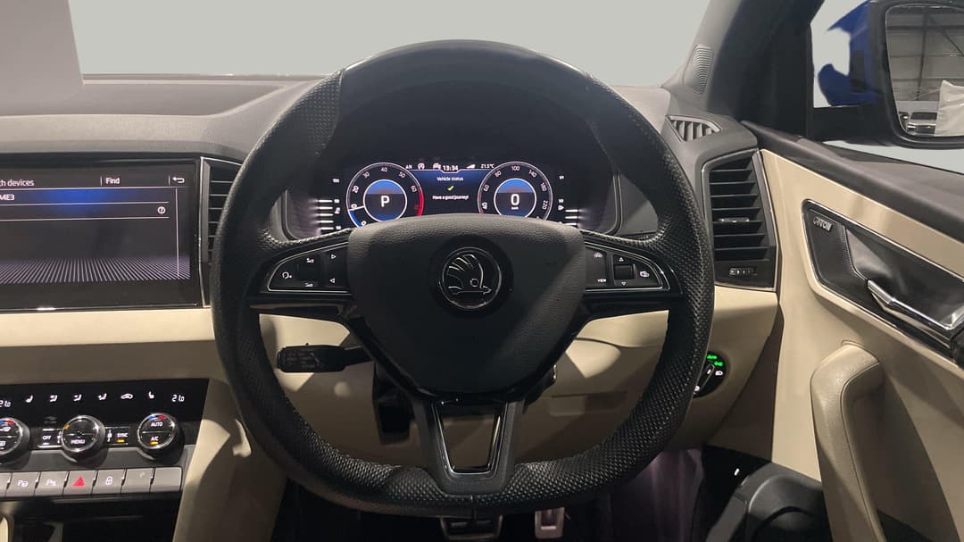 2019 SKODA Karoq 110tsi, Automatic, 85230 km, Steering Wheel Close-up