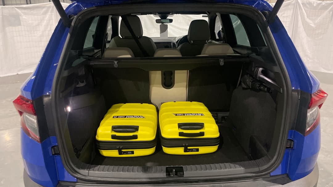 2019 SKODA Karoq 110tsi, Automatic, 85230 km, Boot Inside View with Luggage