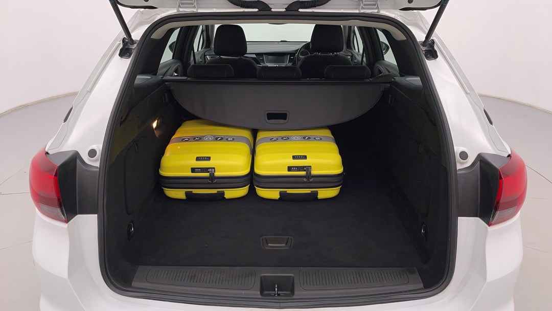 Boot Inside View with Luggage