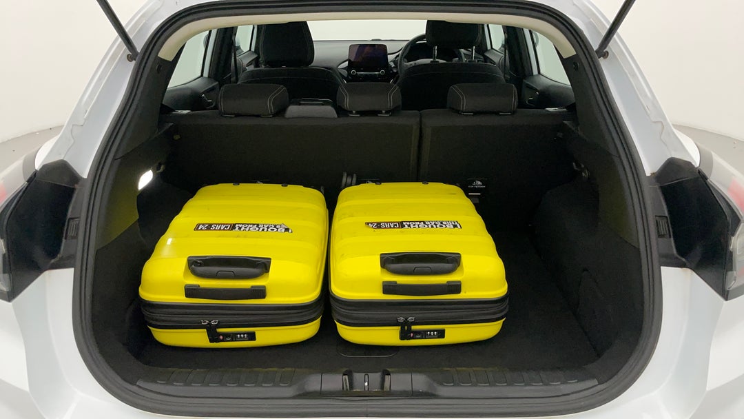 Boot Inside View with Luggage