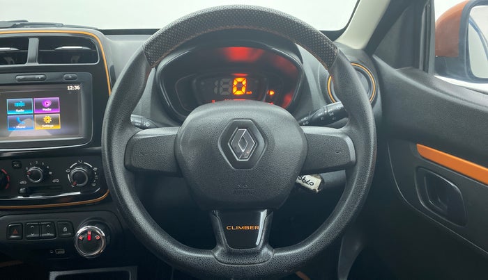 2019 Renault Kwid CLIMBER 1.0 AT, Petrol, Automatic, 36,873 km, Steering Wheel Close Up