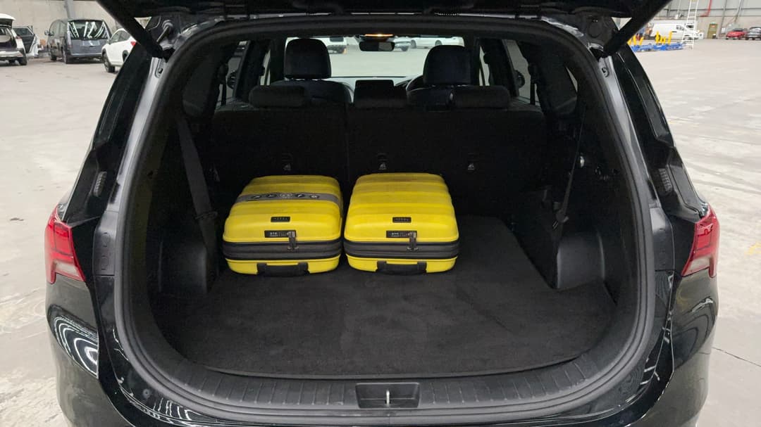 2023 Hyundai Santa Fe Highlander Crdi (AWD), Automatic, 44347 km, Boot Inside View with Luggage