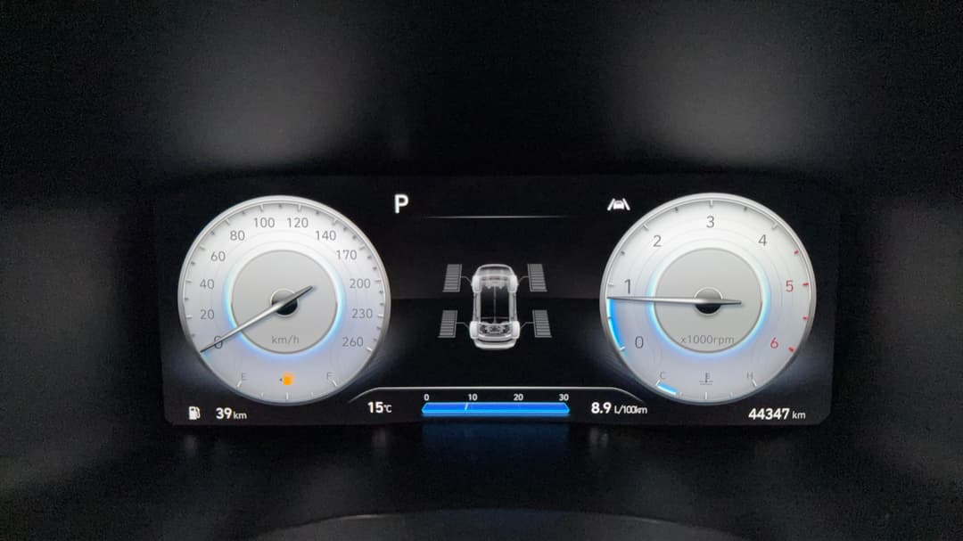 2023 Hyundai Santa Fe Highlander Crdi (AWD), Automatic, 44347 km, Odometer View