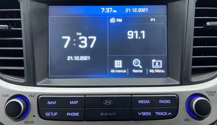 2018 Hyundai Verna 1.6 SX VTVT, Petrol, Manual, 50,987 km, Infotainment System