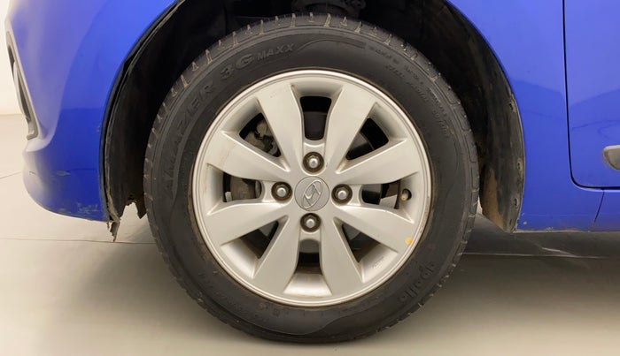 2014 Hyundai Xcent S AT 1.2 (O), Petrol, Automatic, 27,766 km, Left Front Wheel