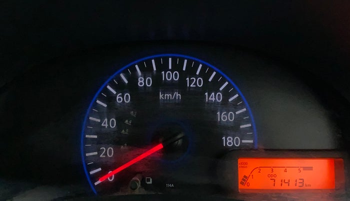 2019 Datsun Go Plus A(O), Petrol, Manual, 71,413 km, Odometer Image