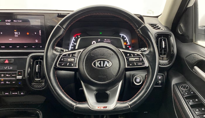 2020 KIA SONET GTX PLUS DCT 1.0, Petrol, Automatic, 23,433 km, Steering Wheel Close Up