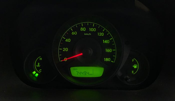 2013 Hyundai Eon D-LITE+, Petrol, Manual, 74,494 km, Odometer Image