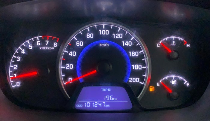 2016 Hyundai Grand i10 SPORTZ 1.2 KAPPA VTVT, CNG, Manual, 1,01,246 km, Odometer Image