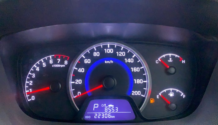 2017 Hyundai Grand i10 SPORTZ (O) AT 1.2 KAPPA VTVT, Petrol, Automatic, 22,284 km, Odometer Image