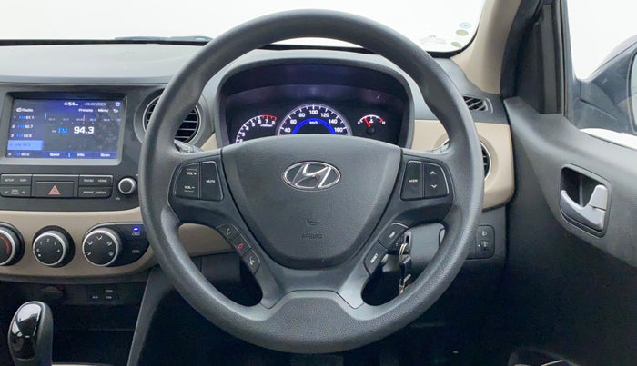2017 Hyundai Grand i10 SPORTZ (O) AT 1.2 KAPPA VTVT, Petrol, Automatic, 22,284 km, Steering Wheel Close Up