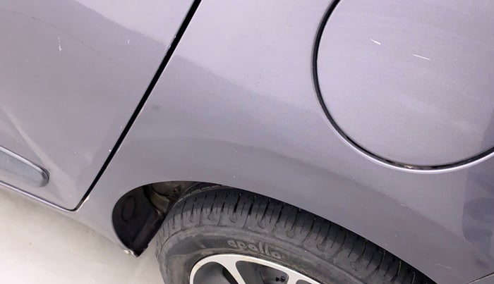 2017 Hyundai Grand i10 SPORTZ (O) AT 1.2 KAPPA VTVT, Petrol, Automatic, 22,284 km, Left quarter panel - Slightly dented