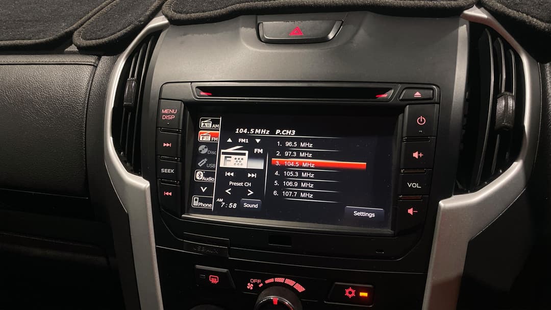 2018 Isuzu D-MAX Ls-m Hi-ride (4x4), Automatic, 75088 km, Infotainment System