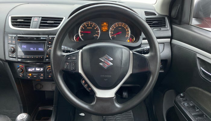 2014 Maruti Swift ZXI, Petrol, Manual, 54,124 km, Steering Wheel Close Up