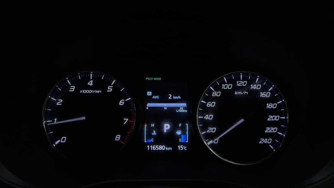 2018 Mitsubishi Outlander Black Edition 7 Seat (2WD), Automatic, 116580 km, Odometer View