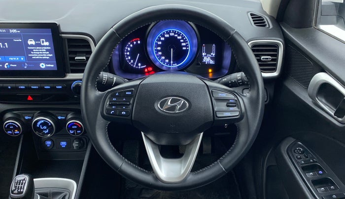 2020 Hyundai VENUE 1.0L Turbo GDI SX MT, Petrol, Manual, 21,257 km, Steering Wheel Close Up
