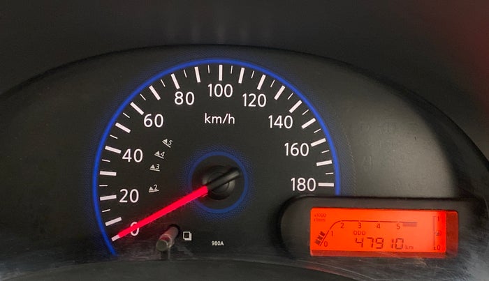 2015 Datsun Go A, Petrol, Manual, 47,948 km, Odometer Image