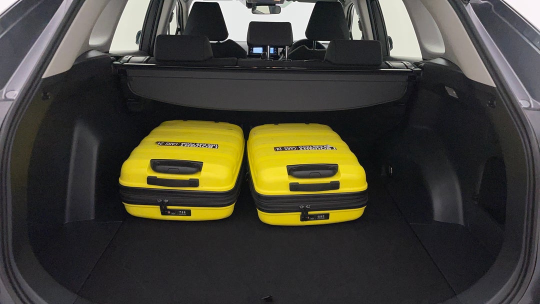 Boot Inside View with Luggage